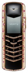 Vertu Signature Rose Gold Pink Sapphires themes - free download