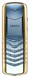 Vertu Signature Stainless Steel with Yellow Metal Bezel themes - free download
