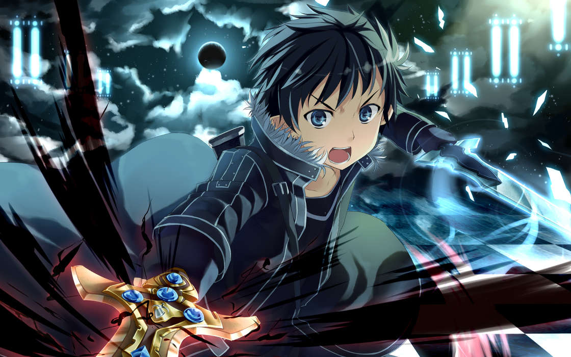 Baixar A Imagem Para Telefone Anime Homens Sword Art Online