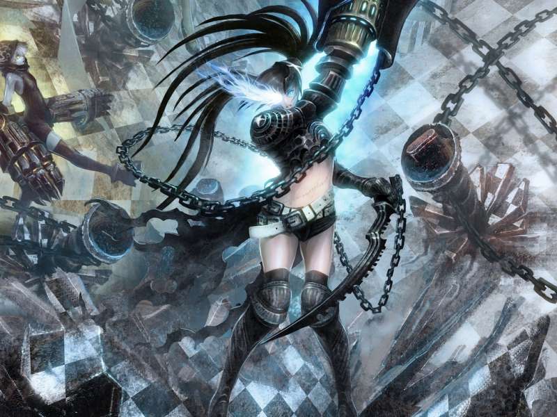 Baixar A Imagem Para Telefone Anime Meninas Black Rock Shooter