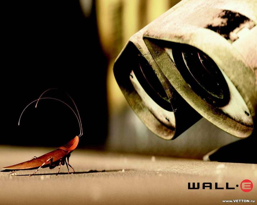 Download Mobile Wallpaper Cartoon Insects Robots Wall E Free 221