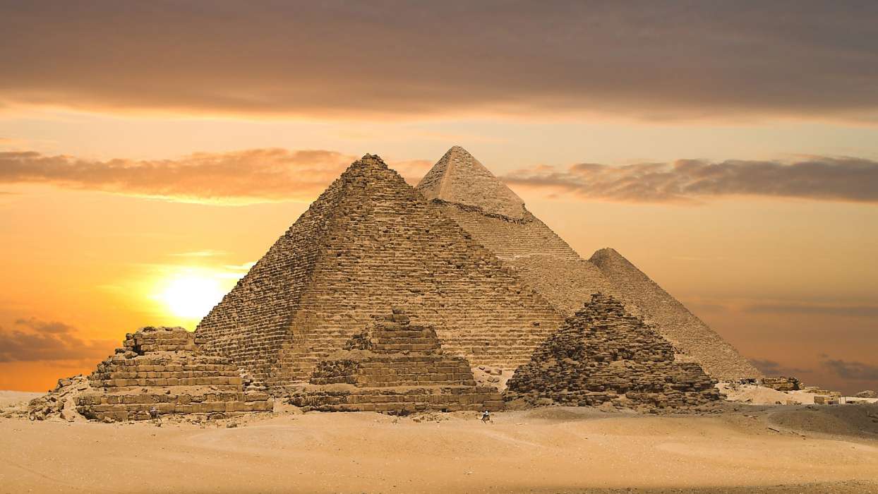 Скачать Картинку На Телефон: Пейзаж, Пирамиды, Египет, Бесплатно.