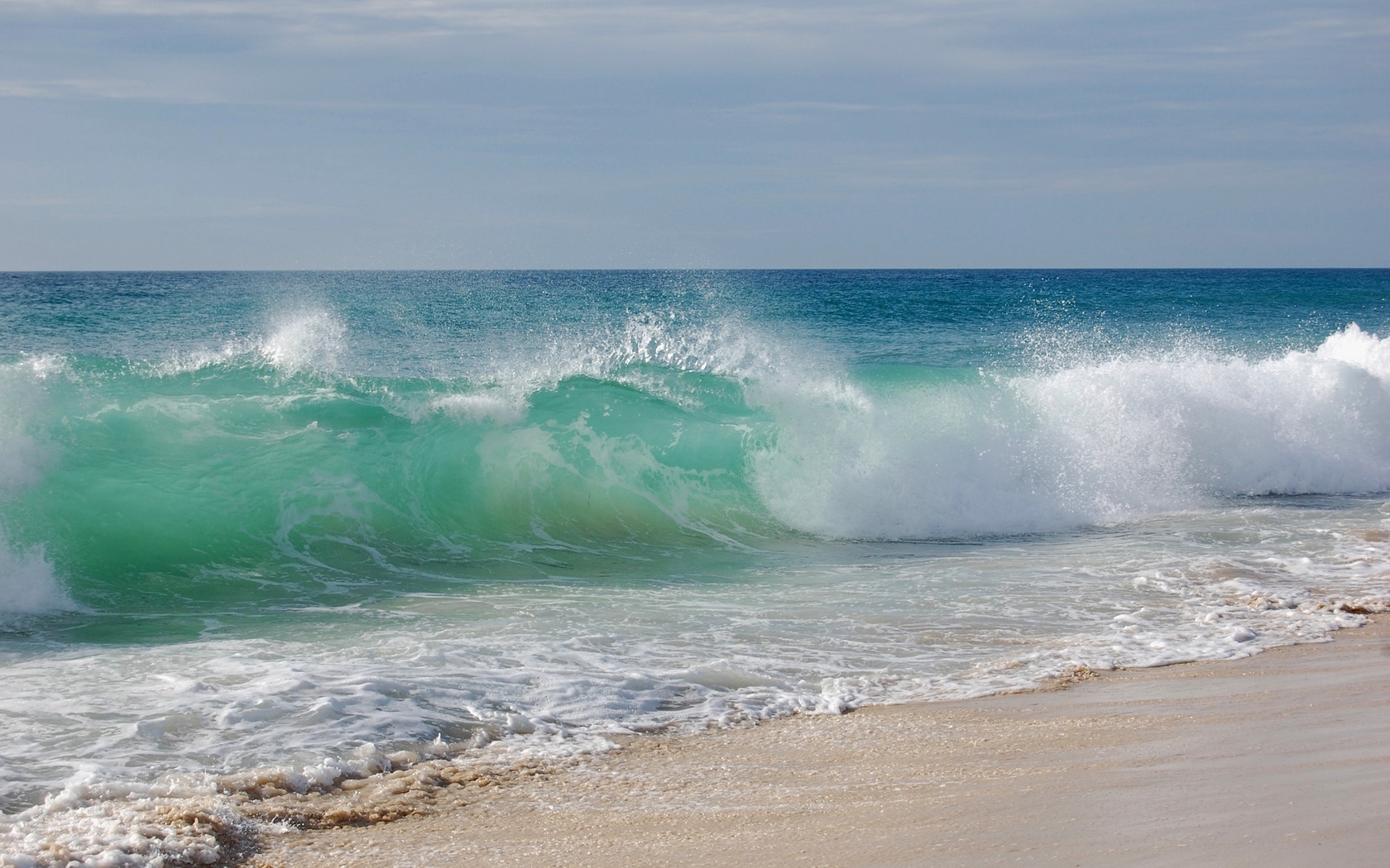 イメージを携帯電話にダウンロード 風景 海 波 ビーチ 無料