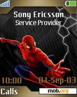 Download mobile theme spiderman gold