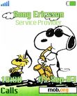 Download mobile theme snoopy-animated