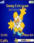 Download mobile theme The Simpsons