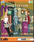 Download mobile theme Futurama - Animated