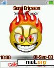 Download mobile theme Evil Smiley Animated