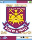 Скачать тему West Ham Logo