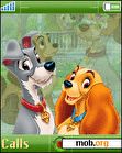 Download mobile theme Lady and the Tramp_ani