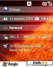 Download mobile theme Solar flames