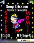 Download mobile theme SuperMom_animated