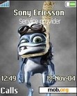 Download mobile theme Crazy Frog hanged