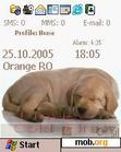 Download mobile theme Sleeping doggy