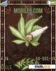 Download mobile theme Weed (animated)
