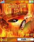 Download mobile theme Flaming Hot Car