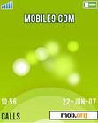 Download mobile theme Green Flow Animated