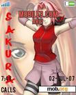 Download mobile theme naruto_sakura_red