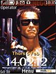 Download mobile theme Terminator  clock