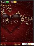 Download mobile theme love heart