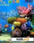 Download mobile theme Animated Aquarium