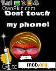 Download mobile theme Animated Dont Touch