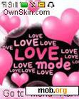 Download mobile theme Animated Love Hearts