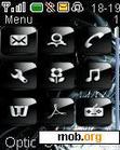 Download mobile theme Black Abstract