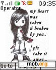 Download mobile theme Broken Heart