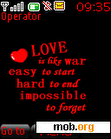 Download mobile theme Love Is War