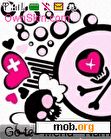 Download mobile theme Hearts and Skulls
