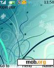 Download mobile theme Turquoise Abstract 128