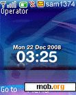 Download mobile theme Abstract Clock