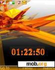 Download mobile theme Abstract Swf Clock