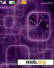 Download mobile theme Swf Purple Glow 128x160