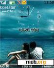 Download mobile theme Swf Love Clock 128x160