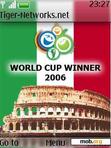 Download mobile theme Italy World Cup Winner