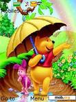 Скачать тему winnie with brolly