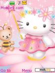 Download mobile theme hello kitty