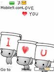 Download mobile theme i love u