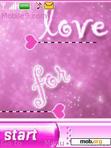 Download mobile theme love for ever