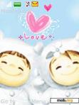 Download mobile theme BABY LOVE ANIMATION