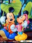 Скачать тему happy mickey & minee