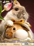 Download mobile theme easter bunny