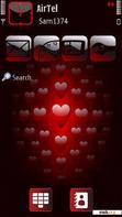 Download mobile theme Valentine Hearts