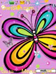 Download mobile theme Butterfly colour