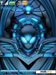 Download mobile theme Alienware Blue