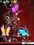 Download mobile theme animated butterfly