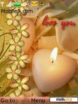 Download mobile theme Candle Love