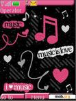 Download mobile theme Music Love v.2